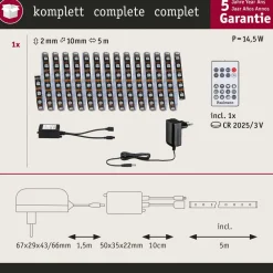 Paulmann Led Strips > EntertainLED LED-strip, RGB, sæt, 5m