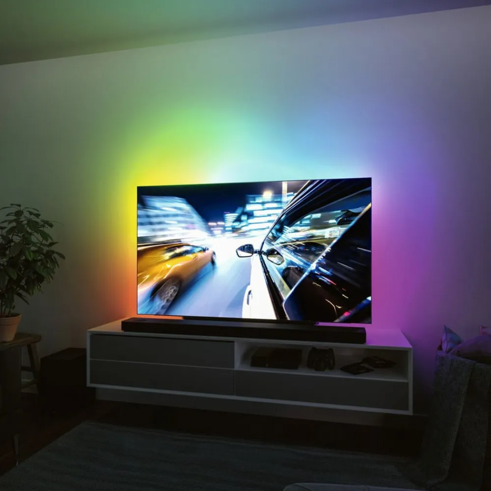 Paulmann Dekorationsbelysning|Led Strips > EntertainLED LED-Strip RGB TV-apparat 65 tommer