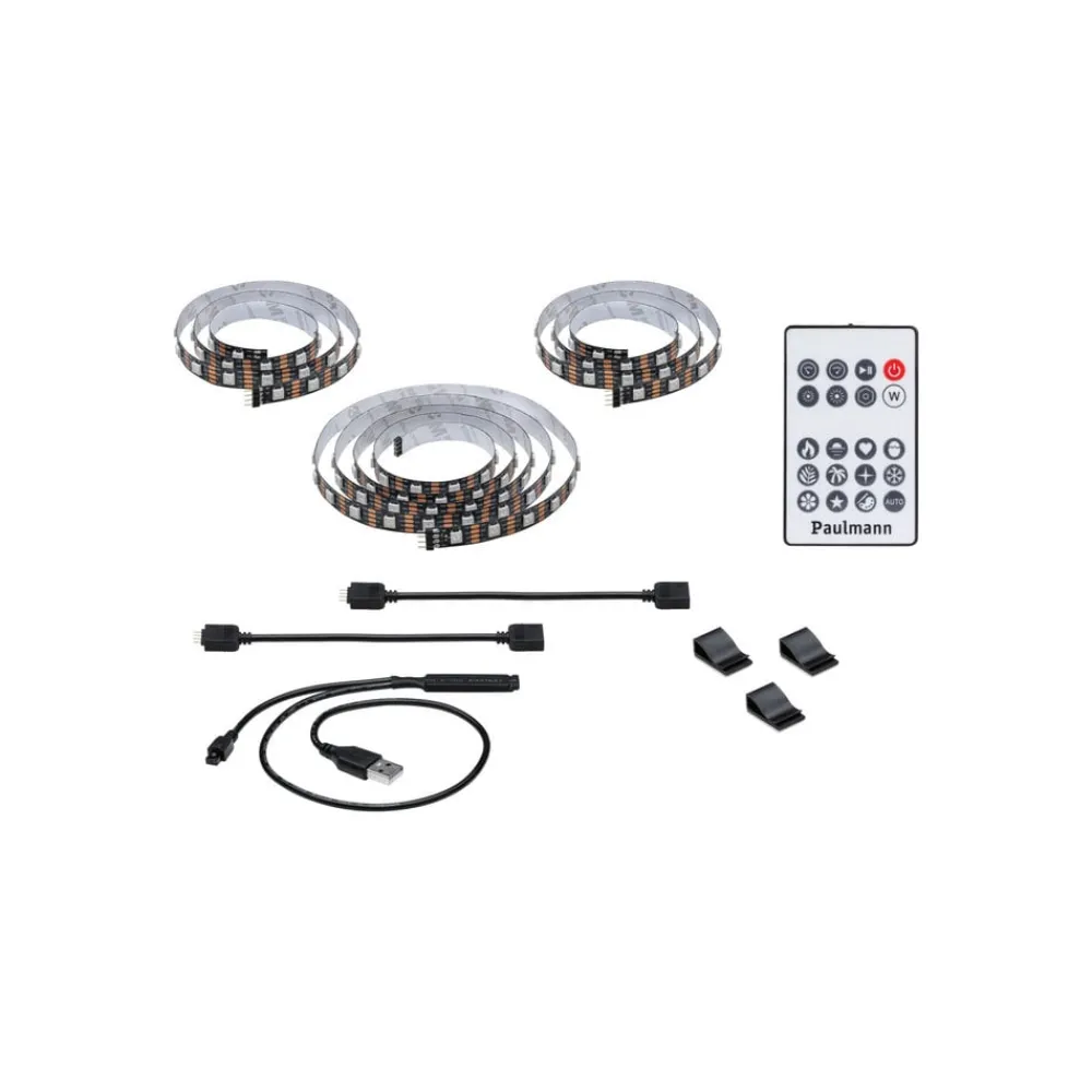 Paulmann Dekorationsbelysning|Led Strips > EntertainLED LED-Strip RGB TV-apparat 65 tommer