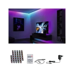 Dekorationsbelysning|Led Strips ^ Paulmann EntertainLED LED-strip, RGB, sæt, 1,5 m