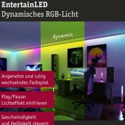 Paulmann Dekorationsbelysning|Led Strips > EntertainLED LED-strip, RGB, sæt, 3m