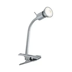 Paulmann Arbejdsrum/Kontor|Bordlamper > Finja klemmelampe, krom