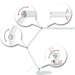 Paulmann Bordlamper > FlexBar LED-skrivebordslampe, hvid