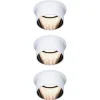 Paulmann Loftlamper|Indbygningsspots > Gil LED-indbygning, hvid/mat sort, 3 stk