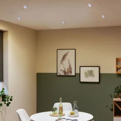 Paulmann Loftlamper|Indbygningsspots > Gil LED-indbygning, hvid/mat sort, 3 stk