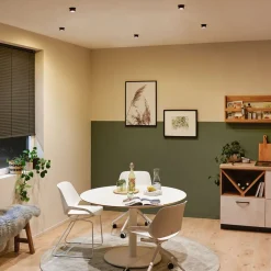 Paulmann Indbygningsspots|Spotlights > Gil LED-indbygning, mat sort/jer, 3 stk