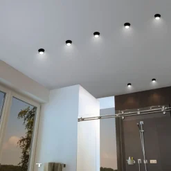 Paulmann Indbygningsspots|Spotlights > Gil LED-indbygning, mat sort/jer, 3 stk