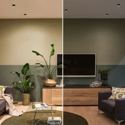 Paulmann Indbygningsspots|Spotlights > Gil LED-indbygning, mat sort/jer, 3 stk