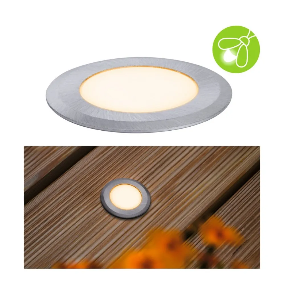 Paulmann Nedgravet Udebelysning > Goldlicht LED nedgravningsspot Ø5cm