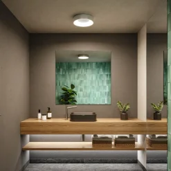 Paulmann Arbejdsrum/Kontor|Loftlamper > HomeSpa Casca LED-loftslampe, hvid/aluminium, IP44