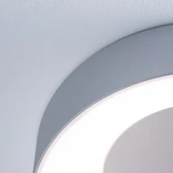 Arbejdsrum/Kontor|Loftlamper ^ Paulmann HomeSpa Casca LED-loftslampe Ø40cm, hvid/aluminium, IP44