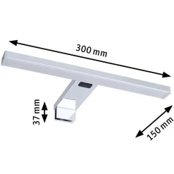 Paulmann Væg- Og Spejllamper|Væglamper > HomeSpa Selo LED-spejllampe, CCT
