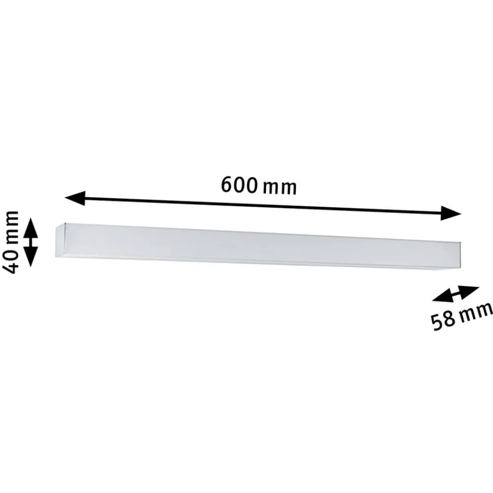 Paulmann Væg- Og Spejllamper|Væglamper > HomeSpa Tova LED-spejllampe, 60 cm