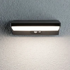 Væglampe Med Sensor|Væglamper ^ Paulmann House LED-væglampe, sensor dybde 15 cm