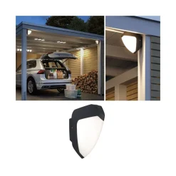 Væglampe Med Sensor ^ Paulmann Ikosea udendørs LED-væglampe sensor 3000K