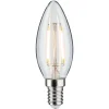 Dæmpbar Led-Pære ^ Paulmann kertepære E14 2W 3.000K klar DC 24V
