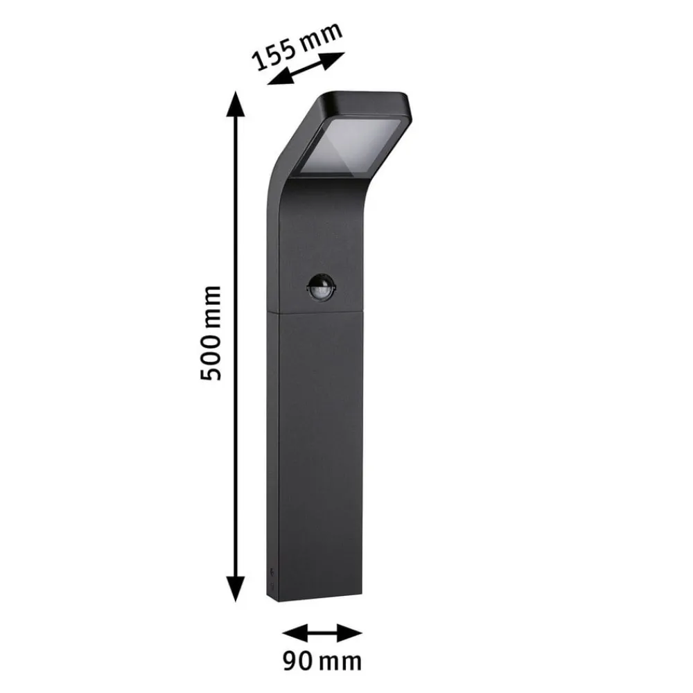Paulmann Gadebelysning > Kulma LED-gadelampe med sensor