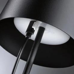 Dekorationsbelysning|Terrassebelysning ^ Paulmann LED-bordlampe Gilo, sort, plast, IP44
