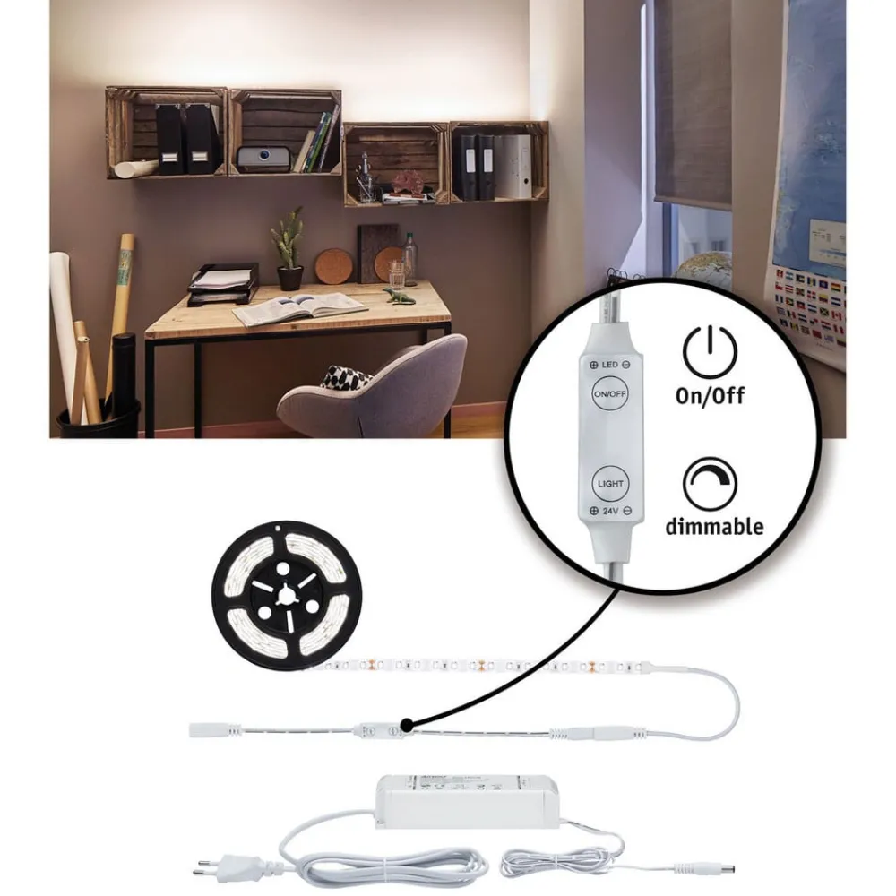 Paulmann Led Strips > LED-dekorationslampe SimpLED 3 m, 4.000 K