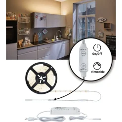 Paulmann Dekorationsbelysning|Led Strips > LED-dekorationslampe SimpLED 5 m, 3.000 K