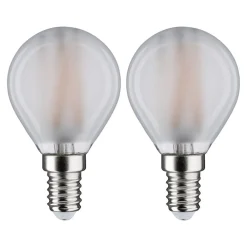 Paulmann Led Pærer > LED-dråbepære E14 4,5W 2.700K mat 2x