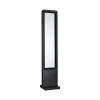 Gadebelysning ^ Paulmann LED-gadelampe Reana, antracit, 83 cm metal IP44