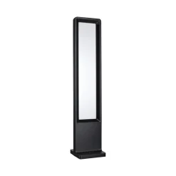 Gadebelysning ^ Paulmann LED-gadelampe Reana, antracit, 83 cm metal IP44