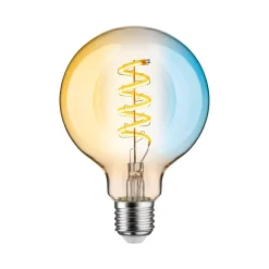 Paulmann Dæmpbar Led-Pære|Smarte Lyskilder > LED-globe G95 ZigBee E27 7,5W guld CCT