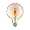 Dæmpbar Led-Pære|Filament Pære ^ Paulmann LED-globe G125 ZigBee E27 6,3W guld RGBW