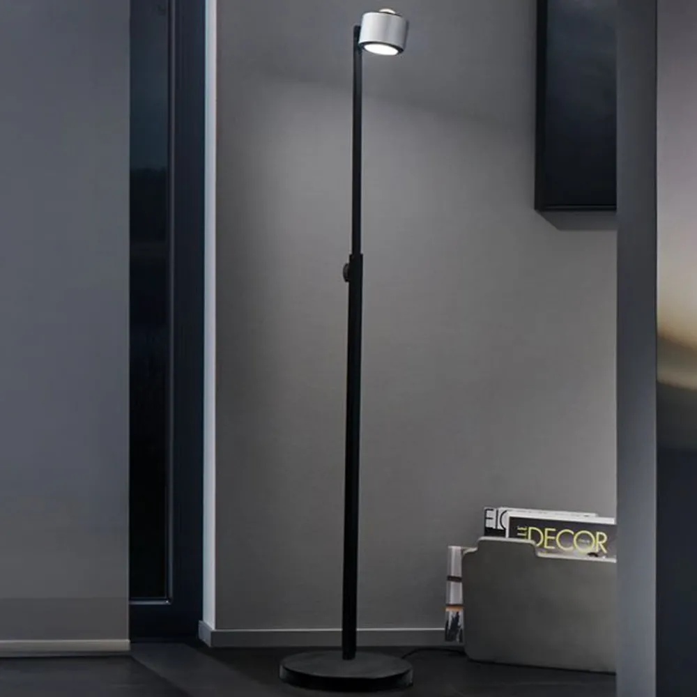 Paulmann Gulvlamper|Gulvlamper > LED-gulvlampe Aldan, metal, justerbar, dæmpbar