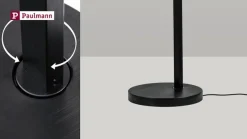 Paulmann Gulvlamper|Gulvlamper > LED-gulvlampe Aldan, metal, justerbar, dæmpbar