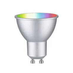 Paulmann Dæmpbar Led-Pære|Smarte Lyskilder > LED GU10 4,8W 350lm ZigBee RGBW krom