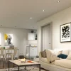 Spotlights|Indbygningsspots ^ Paulmann LED-indbygningslampe, hvid Ø 8 cm 4,8 W tænd/sluk 10-pak