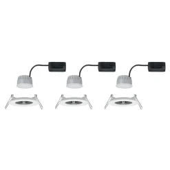 Paulmann Loftlamper|Indbygningsspots > LED indbygningsspot Nova Coin 3 hvid rund dæmpbar