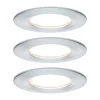 Loftlamper|Indbygningsspots ^ Paulmann LED-indbygningsspot Nova Coin 3 aluminium rund dæmpbar