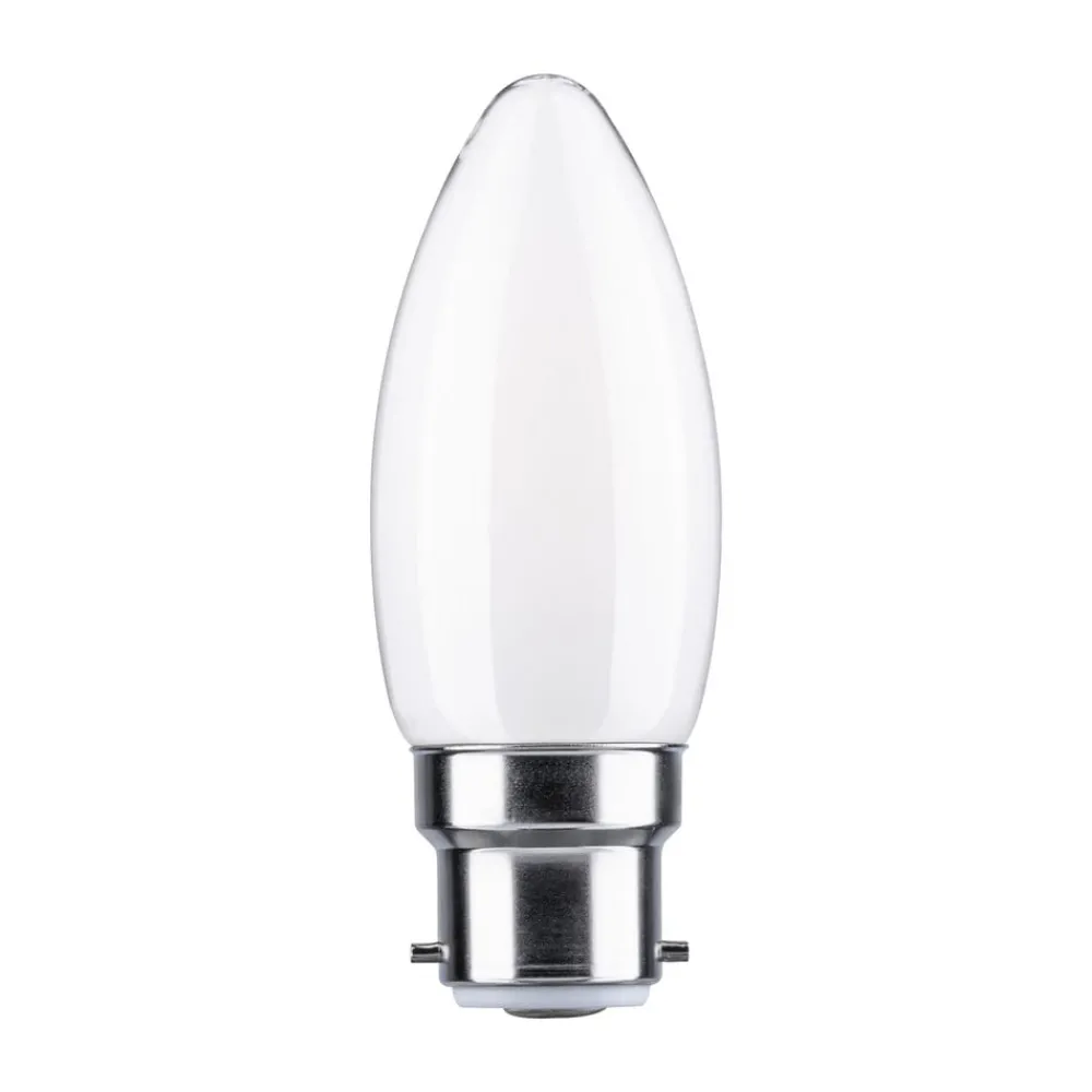 Paulmann Led Pærer > LED-kertepære B22d 4,7W 2.700K opal