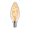 Dæmpbar Led-Pære ^ Paulmann LED-kertepære E14 4W 1.800 K guld