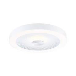 Loftlamper ^ Paulmann LED-loftlampe Volea, hvid/sølv Ø 40 cm IP44 dæmpbar