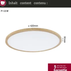 Paulmann Loftlamper|Loftlamper > LED-loftslampe Atria Shine Ø42cm eg IP44 3.000K