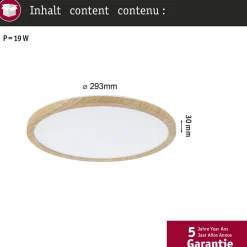 Paulmann Loftlamper|Loftlamper > LED-loftslampe Atria Shine Ø29cm eg IP44 3.000K