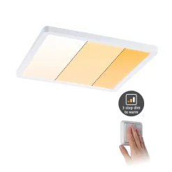 Paulmann Loftlamper|Indbygningsspots > LED-panel Areo dimtowarm kantet hvid 23cm