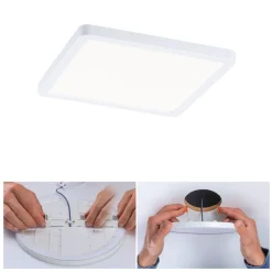 Paulmann Loftlamper > LED-panel Areo 4.000 K kantet 17,5cm hvid