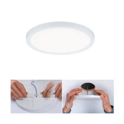 Loftlamper|Indbygningsspots ^ Paulmann LED-panel Areo 4.000 K rund hvid 17,5 cm