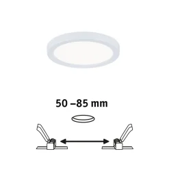 Paulmann Indbygningsspots > LED-panel Areo 4.000 K rund hvid 11,8 cm