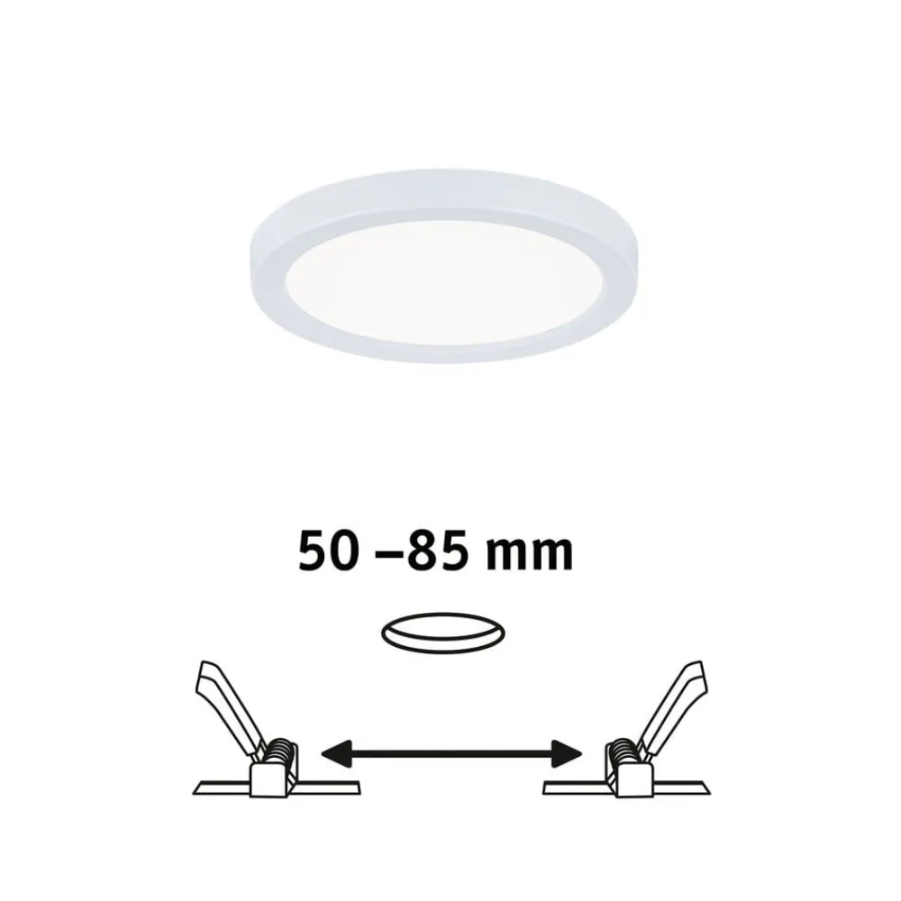 Paulmann Indbygningsspots > LED-panel Areo 4.000 K rund hvid 11,8 cm