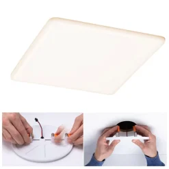 Loftlamper ^ Paulmann LED-panel Veluna kantet CCT ZigBee 21,5cm