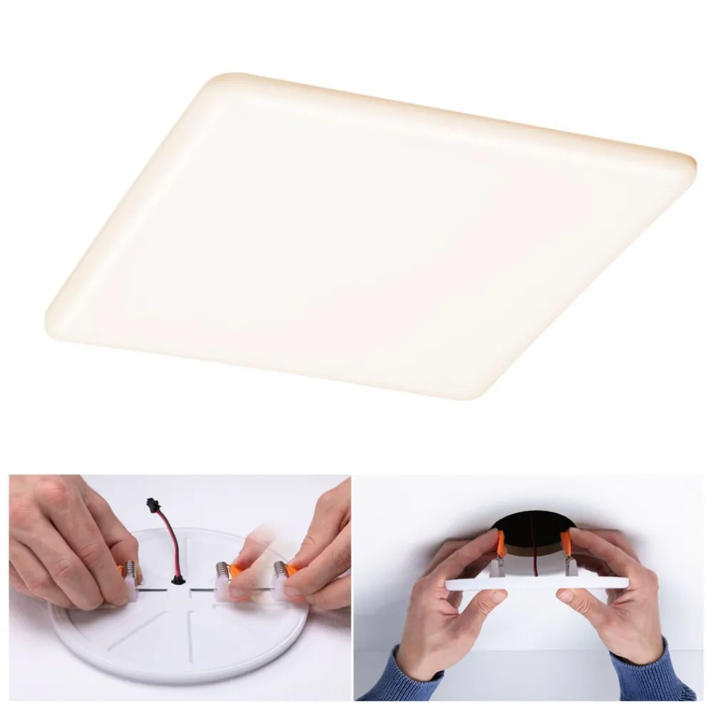Loftlamper ^ Paulmann LED-panel Veluna kantet CCT ZigBee 21,5cm