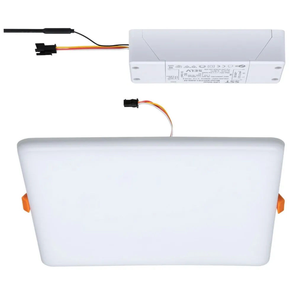 Loftlamper ^ Paulmann LED-panel Veluna kantet CCT ZigBee 21,5cm