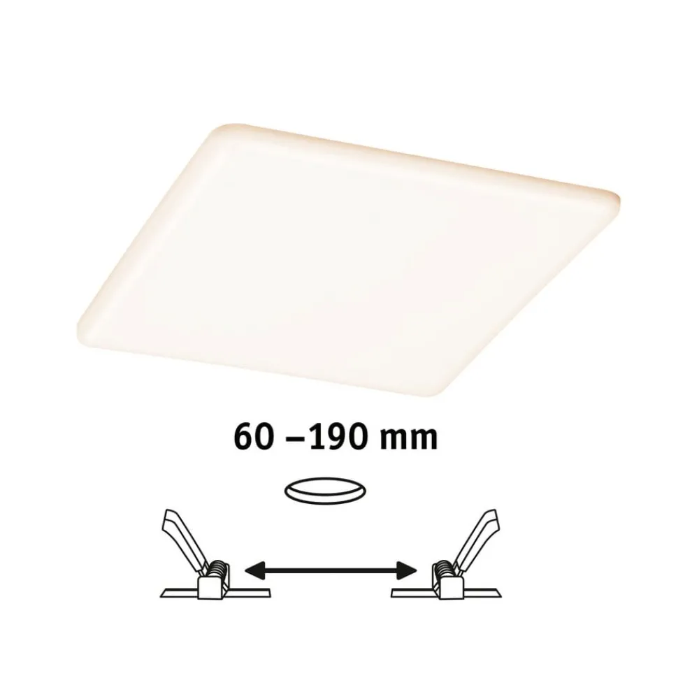 Loftlamper ^ Paulmann LED-panel Veluna kantet CCT ZigBee 21,5cm