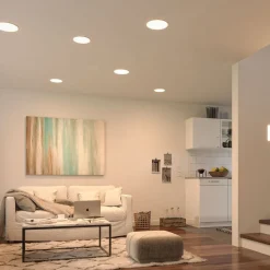 Paulmann Arbejdsrum/Kontor|Indbygningsspots > LED-panel Veluna 830 kantet 3stepdim 19cm